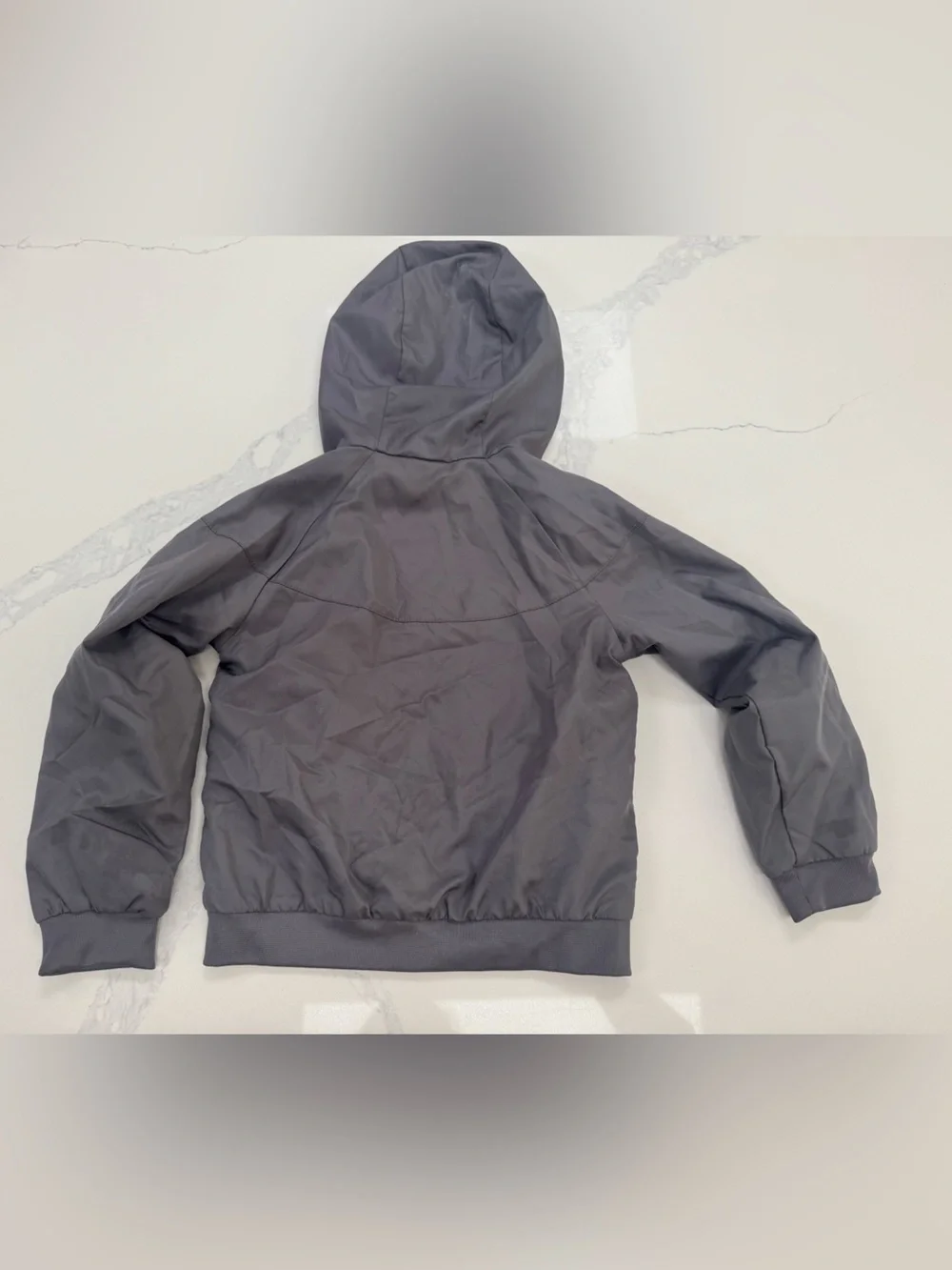 Nike Kids' Hooded Rain Jacket - Gray